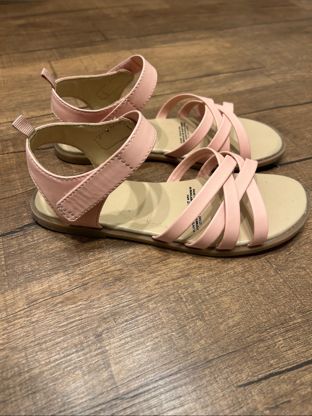 H&M Light Pink Strappy Girls' Sandals